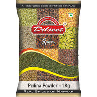 Diljeet Spices 1Kg Pudhina Powder| peppermint Leaves