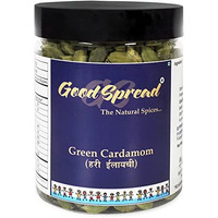 GoodSpread Freshly Harvested 9mm Bold 100% Pure Green Cardamom (elaichi) 200 grams - Whole Pods - Strong Aromatic Flavor - Perfect for Cooking, Baking, and Chai