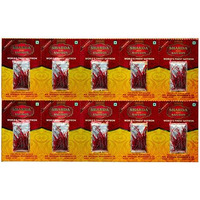 Sharda Saffron Natural and Finest Kesar Threads For Improved Health (50mg x Pack of 10)