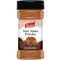 Desire Star Anise Powder Jar, 80 Gram [Chakri Phool Powdered, Badiyan Powder]