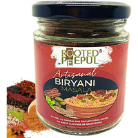 Rooted Peepul - Artisanal Organic Biryani Masala Powder - Perfect Blend of 23 Pure Authentic Premium Spices - Used for Mutton, Chicken and Vegetable - No Added Colours & No Artificial Flavours - 75g