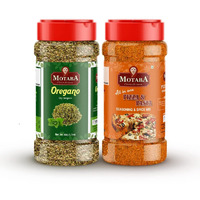 MOTABA Italian Pizza Seasoning-70gram and Oregano-50gram | Italian Herbs | Dried Pure Herb & Seasonings Sprinkler- (Pack of 2, 70gms  1, 50Gms  1)