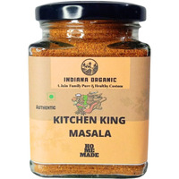 Indiana Organic Kitchen king Masala Powder | Authentic Fusion of 22 spices | All in one spice mix - 150 Gram | Freshlyu ground packed on order | No onion & gralic.