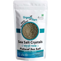 Organic and Pure Sea Salt Crystals (Arabian/Indian) | Samundari Namak Sabut | Non-Iodised | for Cooking/Baking/Scrub/Vastu | Unrefined & Chemical Free| Pure Organic 400g