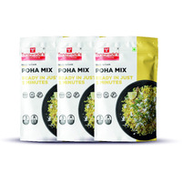 Tanawades Smart Food Instant Poha Mix, Ready to Cook, Home Food with Hand Picked Flavours, Pack of 3