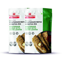 Tanawades Smart Food Instant Multigrain Methi Paratha Mix, Ready to Cook, Home food with Hand picked Flavours, Pack of 2