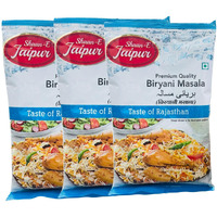 Shaan-E Jaipur Biryani Masala, Perfect blend of Indian spices | Chicken Biryani Spice Mix Masala | NO Added Artificial Colours & Flavours | 50 gm Each (Pack of 3)