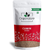 Organature Organic Fresh Cumin Seeds USDA Certified Jeera | Whole Cumin Seeds | Whole Indian Spice | Safaid jeera (350 Grams)