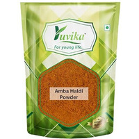 YUVIKA Amba Haldi Powder - Jangli Haldi - Curcuma Aromatica - Wild Turmeric Powder (100 Grams)