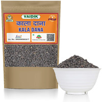 Vaidik Organic & Natural Whole/Raw Kala Dana - (100 Grams)