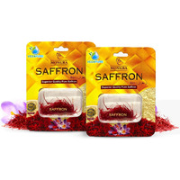 VEDAPURE Mongra Saffron | saffron original kashmiri | Finest A+ Grade Kashmiri Kesar For Pregnant Women, Cooking, Tilak & Sweets | kesar original kashmiri | kunkuma poove |1 Gm (Pack of 2)