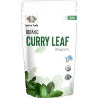 Native Pods Organic Curry Leave Powder - Curry Powder/Curry Leaves Powder - Kadi Patta Leave,kadi patta powder,Karuvepillai Powder - 200g (Pack of 1)