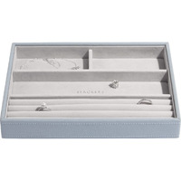 Stackers Ring & Bracelet Layer Medium | Jewellery Storage Organiser Box for Women - Dusky Blue