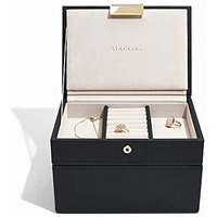 Stackers Black Mini Jewellery Box Lid