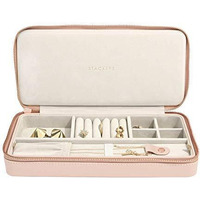 Stackers Blush Pink Sleek Necklace Travel Jewellery Box