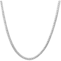 Nakabh Anti-Tarnish Stainless Steel Chain Necklace for Men Boys (3301) Silver