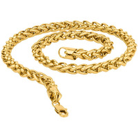 Thrillz Most Popular Spiral Rope Link Gold Plated Chain For Men & Boys