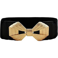 YouBella Jewellery Celebrity Inspired Adjustable Metal Plate Type Golden Kamarband Waist Belt for Women/Girls (Style 5)