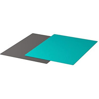 ledieu Polypropylene, plastic Finfrdela Bendable Chopping Board (Dark Grey/Dark Turquoise) 28 X 36 Cm (11X14  ) Pack Of 2 Pc