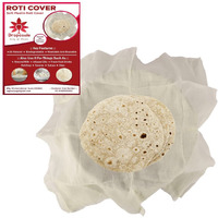 Droposale (Pack of 2) Soft Cotton Roti Clothes Wrap Muslin Cloth for chapati, Hot case Kitchen Chapati Cloth wrap roti Cover (18x18) (ROTI Cover)