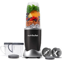 Nutribullet Pro 900W Black, 12 Pcs Set, Usa #1 Mixer / Grinder / Smoothie Maker, The Original , Food Processor, Best Blender, 3 Unbreakable Jars, 2 Blade Set (Wet & Dry) - 900 Watts