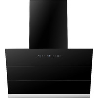 Faber 60 cm 1350 m/HR Auto-Clean Angular Kitchen Chimney (Hood Zenith FL SC AC BK 60, Filterless Technology, Touch Control, Black)