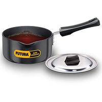 Futura Hard Anodised Saucepan 1.5L, 16 cm, 3.25 mm with SS Lid