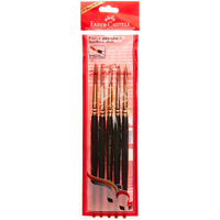 Faber-Castell Paint Brush - Synth Hair Round, Size-11 (Pack of 5))