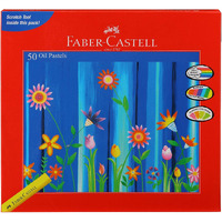 Faber-Castell Oil Pastels (Pack Of 50)|Multicolor