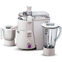 Sujata Powermatic Plus 900 Watts Juicer Mixer Grinder | 22000 Rotations Per Min | 90 Minutes Continuous Running | 2 Versatile Jars 1750 ml and 1000 ml