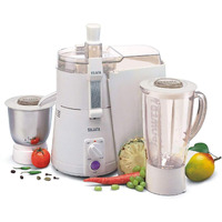 Sujata KI-28012 900-Watt Juicer Mixer Grinder with 2 Jars (White)