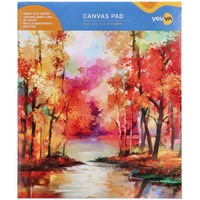 Navneet Youva | Canvas Pad for Painting, Sketch, Acrylic Paint, Oil Paint Dry & Wet Art Media | Size 10 x 12 | 10 Sheets