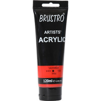 BRUSTRO Artists Acrylic Paint 120ml Vermillion