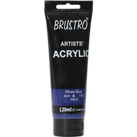 BRUSTRO Artists Acrylic Paint 120ml Phthalo Blue