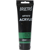 BRUSTRO Artists Acrylic Paint 120ml Sap Green