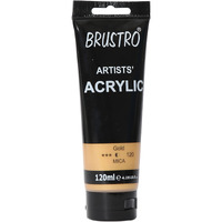 BRUSTRO Artists Acrylic Paint 120ml Gold