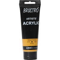 BRUSTRO Artists Acrylic Paint 120ml Yellow Ochre