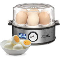 Kent Instant Egg Boiler 360-Watt (Transparent and Silver Grey)