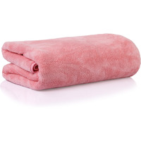 Glivary Microfiber 300 TC Large Bath Towels | (70X140) Extra Soft Plush & Quick Dry High Absorbency Large Size Towels For Bathing (Pink)