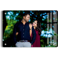 Upaharam Customised/Personalized Clear Acrylic Wall Mount Frameless Picture Photo/Poster Frame For Anniversary, Birthday, Special Moment (16 x 24 inches)