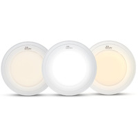 Murphy Wood 15W Vega 3-In-1 Round Led Panel Color Changing Surface Light (Cool White/Warm White/Natural White, Pack Of 20)