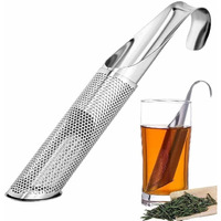 Catchex Sliding Tea Strainer Infuser for Loose Tea - Stainless Steel Tea Diffuser for Tea, Coffee, Seasonings, Spices