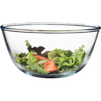 Femora Borosilicate Glass Mixing Bowl, Microwave Safe Bowl, Oven Safe, 1650 ML, Pack of 1