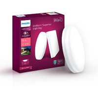 PHILIPS 12-watt Round Surface Full Glow | Surface LED Downlight for Ceiling, Cool Day Light(Pack of 1)(Polycarbonate)