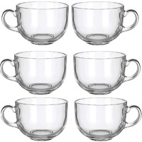 BAGYAM - Glass Tea Cup, Transparent Glass Tea & Coffee Cups Set of 6, 170ml (RTC)