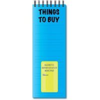 Things to Buy Blue Magnetic Refrigerator Memo Pad