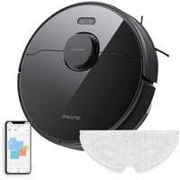 dreame D9 Max Robotic Vacuum Cleaner and Mop, 4000Pa Strong Suction, DreameBot Vacuum Robot Sweep and Mop 2-in-1, Multi-floor Mapping, Lidar Navigation, Alexa/App/WIFI, Ideal for Pet Hair