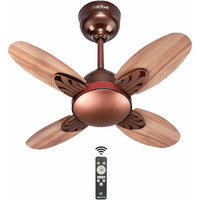 Activa Premium Series Lotus 600 Mm Noiseless 850 Rpm High Speed Bldc Motor (28 Watts) With Remote Control Wood Ceiling Fan Wooden Finish Come With 5 Years Warranty (Rosewood) 5 stars