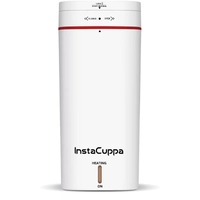 Instacuppa Portable Electric Kettle Travel Electric Water Bottle For Boiling Hot Water With Cool Touch Exterior, Automatic Shut Off Dry Boil Protection, 6 Mins Fast Boil Time, 500 Ml, 300 Watts, White