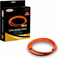 Sunblaze Fine Quality 1.5 Meter LPG Hose Pipe Flame Resistant, Leak Proof, Made with Reinforced Steel Wire for Home with 5 Years Manufacturer Warranty